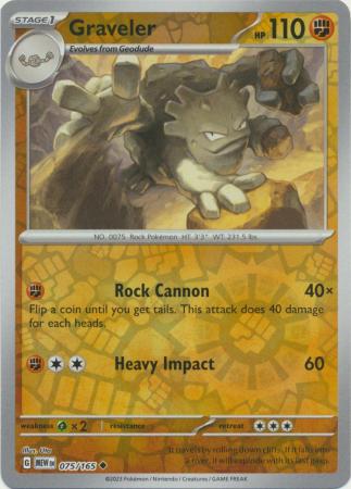 Graveler – 075/165 – Reverse