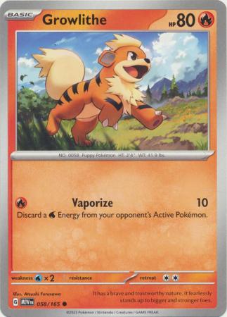 Growlithe - 058/165