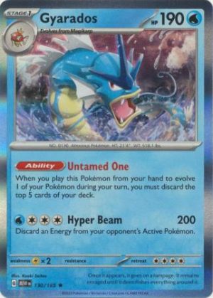 Gyarados - 130/165 (Holo)