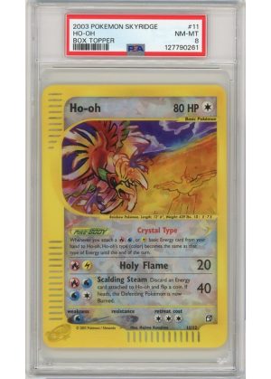 Ho-oh 11/12 Box Topper PSA 8