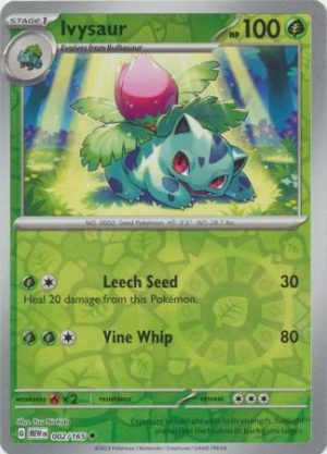 Ivysaur - 002/165 - Reverse