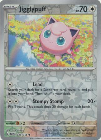 Jigglypuff – 039/165 – Reverse
