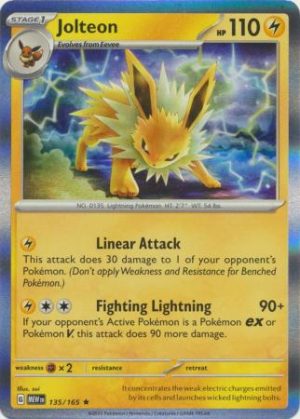 Jolteon - 135/165 (Holo)