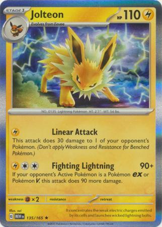 Jolteon - 135/165 (Holo)
