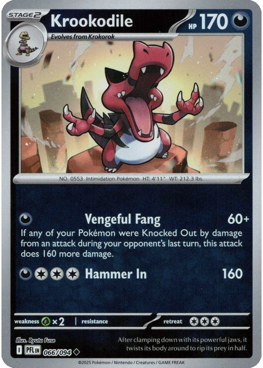 Krookodile - 066/094 - Reverse