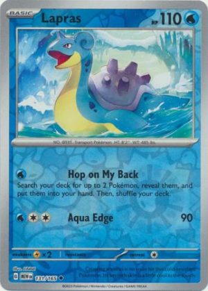 Lapras - 131/165 - Reverse