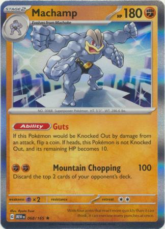 Machamp - 068/165 (Holo)