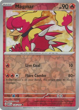 Magmar – 126/165 – Reverse