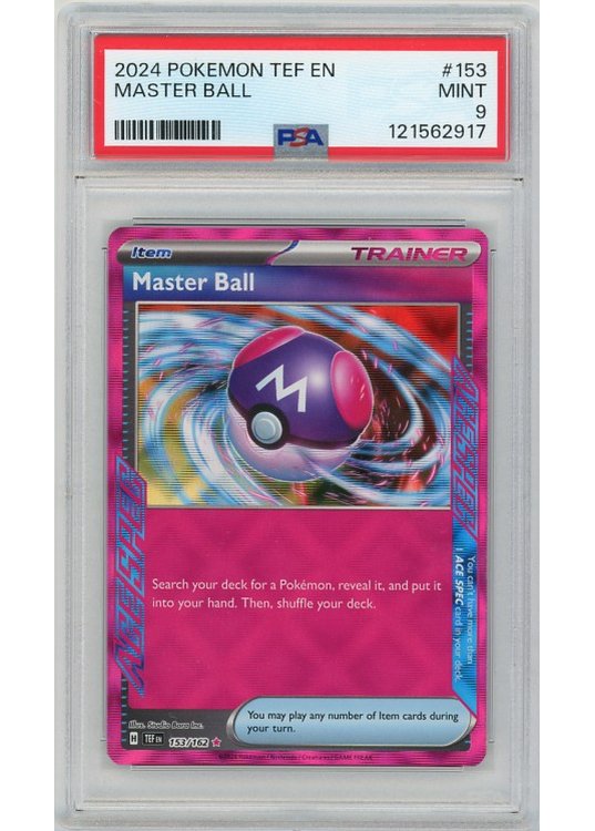 Master Ball – 153/162 – PSA 9