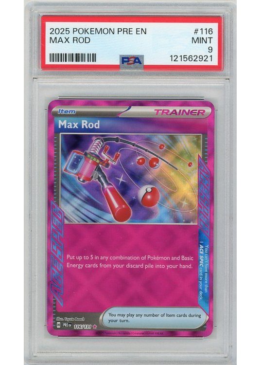 Max Rod 116/131 PSA 9