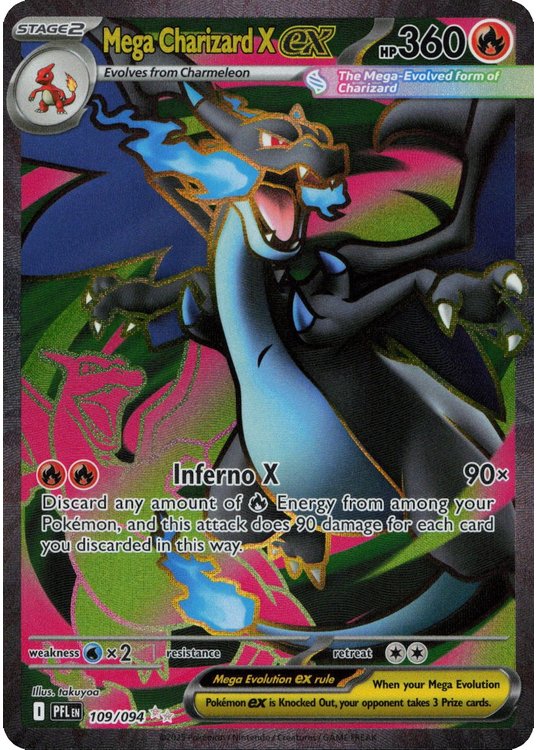 Mega Charizard X ex - 109/094