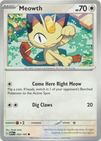 Meowth – 052/165