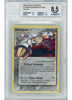 Metagross *  (Gold star) 113/113 BGS 8.5