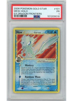 Mew * (Gold Star) 101/101 PSA 1
