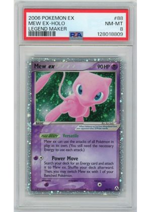 Mew ex 88/92 PSA 8