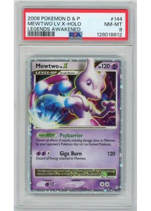 Mewtwo LV. X 144/146 PSA 8