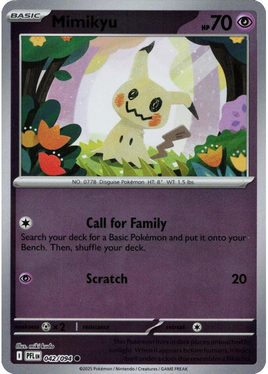 Mimikyu - 042/094 - Reverse