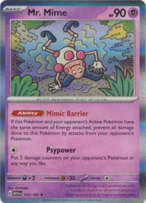 Mr. Mime - 122/165 (Holo)