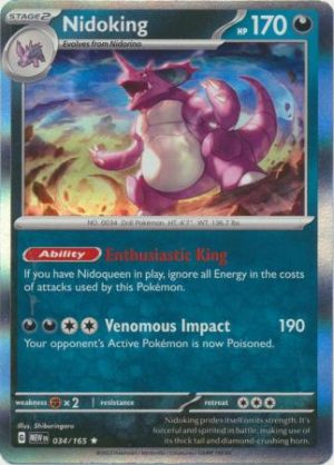 Nidoking - 034/165 (Holo)