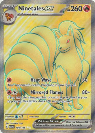 Ninetales ex - 186/165