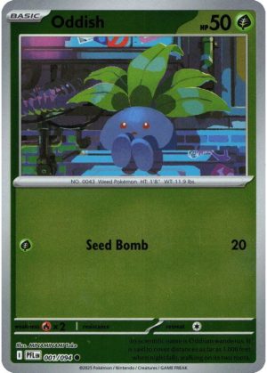 Oddish - 001/094 - Reverse