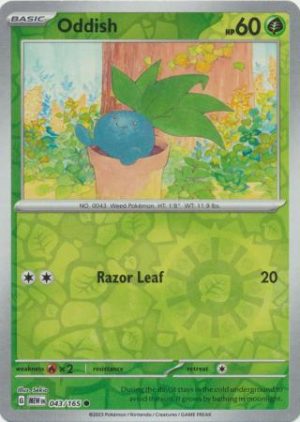 Oddish - 043/165 - Reverse
