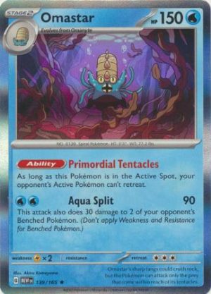 Omastar - 139/165 (Holo)
