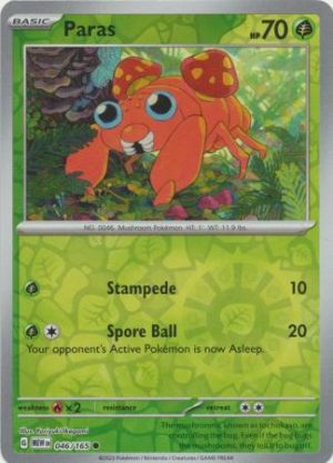 Paras - 046/165 - Reverse