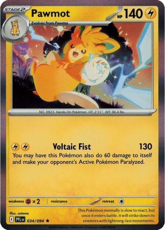 Pawmot – 034/094 (Holo)