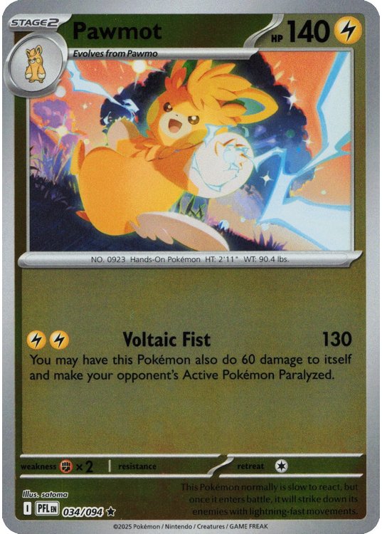 Pawmot – 034/094 – Reverse
