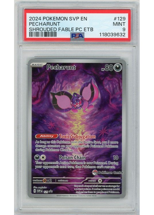 Pecharunt – SVP129 – PSA 9