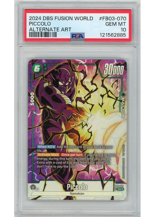 Piccolo (Alternate Art) (Dragon Ball) FB03-070 PSA 10