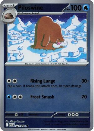 Piloswine - 024/094 - Reverse