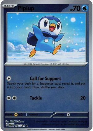 Piplup - 027/094 - Reverse