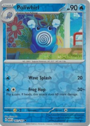 Poliwhirl - 061/165 - Reverse