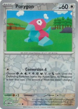 Porygon - 137/165 - Reverse