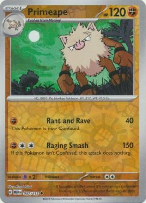 Primeape - 057/165 - Reverse