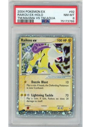 Raikou ex 92/95 PSA 8