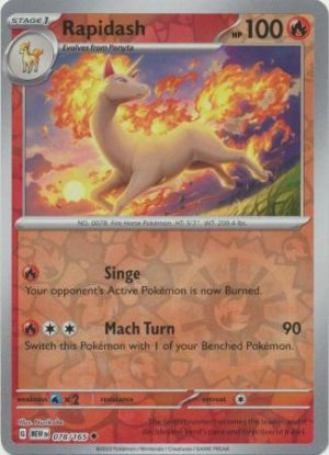 Rapidash - 078/165 - Reverse