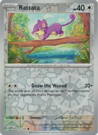 Rattata – 019/165 – Reverse