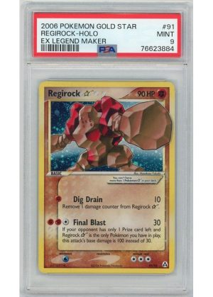 Regirock * (Goldstar) 91/92 PSA 9