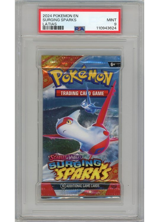 SV Surging Sparks Latias artwork PSA 9