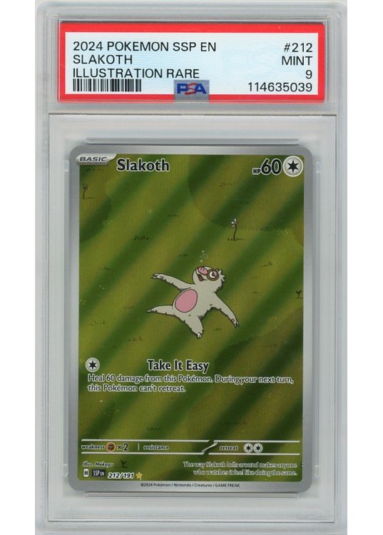 Slakoth 212/191 PSA 9
