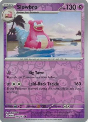 Slowbro - 080/165 - Reverse