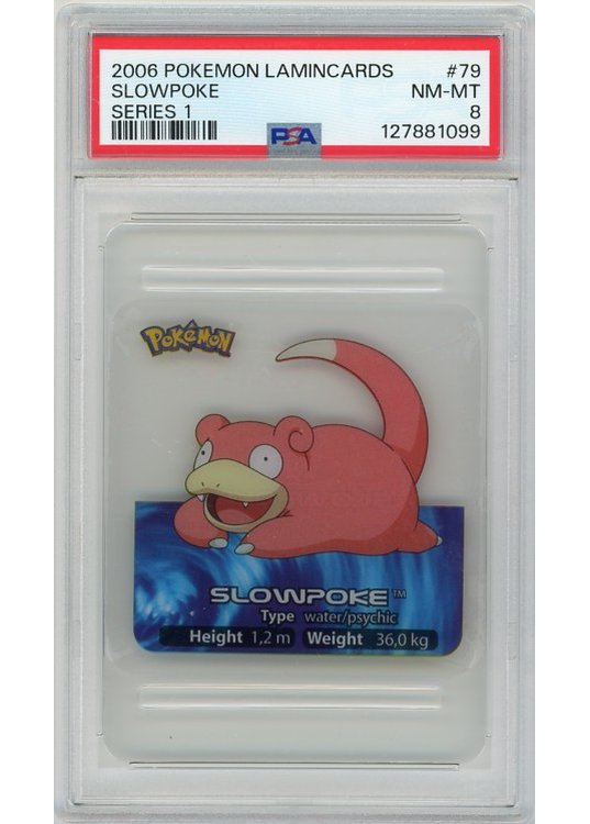 Slowpoke – Lamincards – 79 – PSA 8