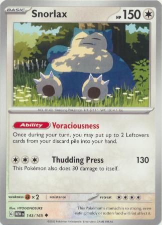 Snorlax - 143/165