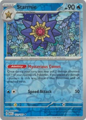 Starmie - 121/165 - Reverse