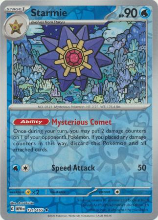 Starmie - 121/165 - Reverse