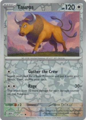 Tauros - 128/165 - Reverse