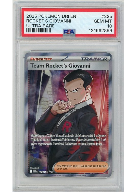 Team Rocket’s Giovanni – 225/182 – PSA 10